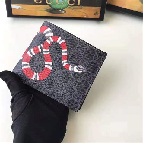 kingsnake print Gg Supreme wallet